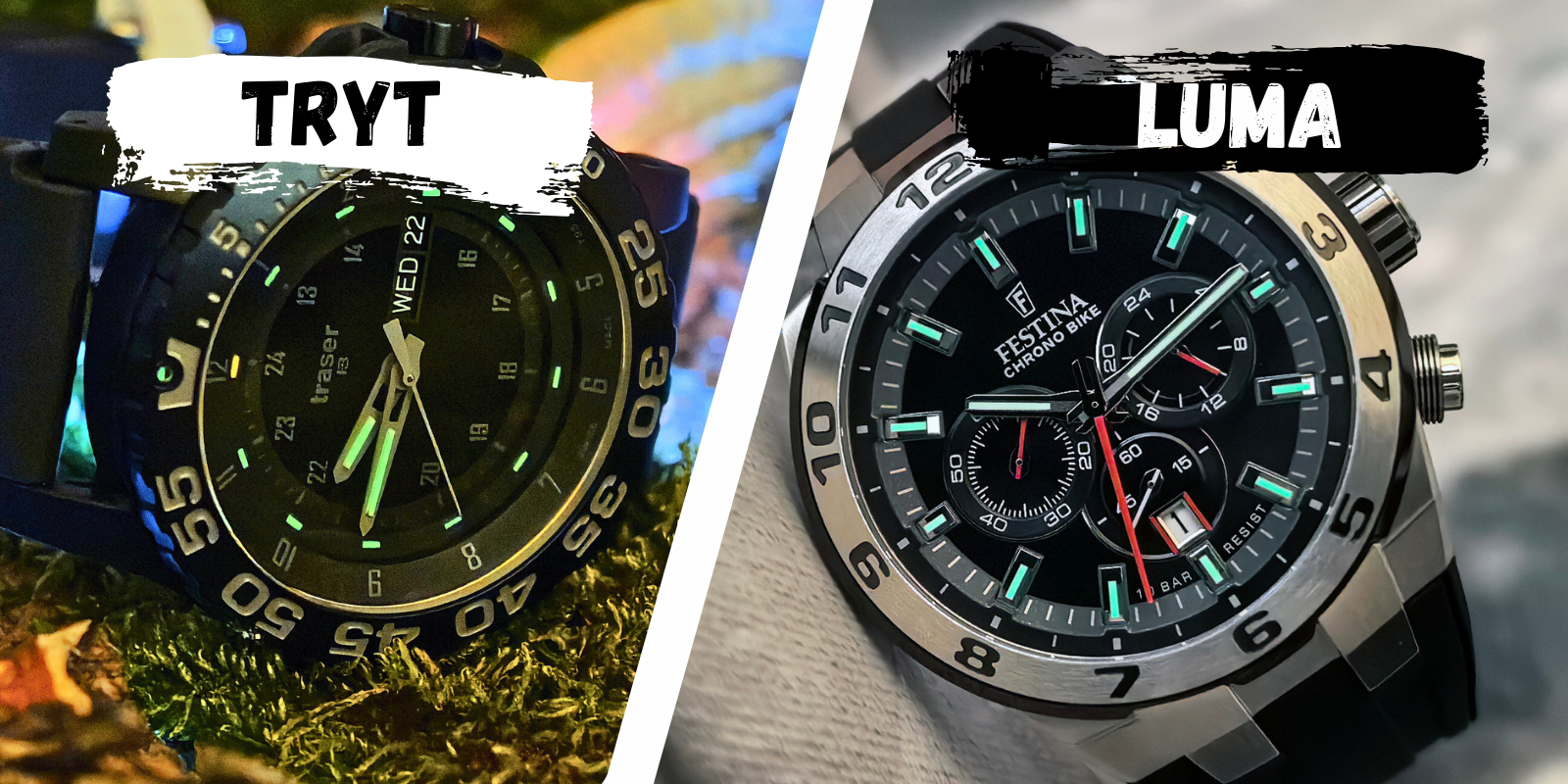 SuperLumiNova vs tryt w zegarkach. Co świeci lepiej i kiedy to ma znaczenie