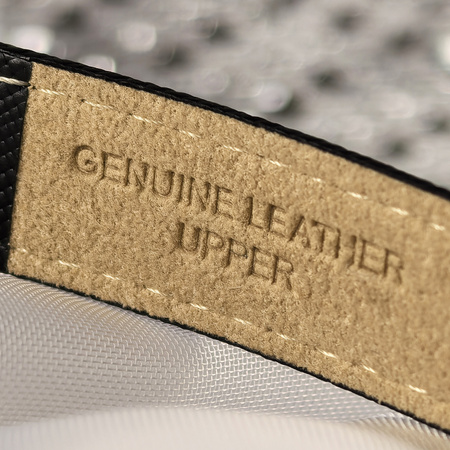 GUESS BLACK LEATHER STRAP GW0764L2