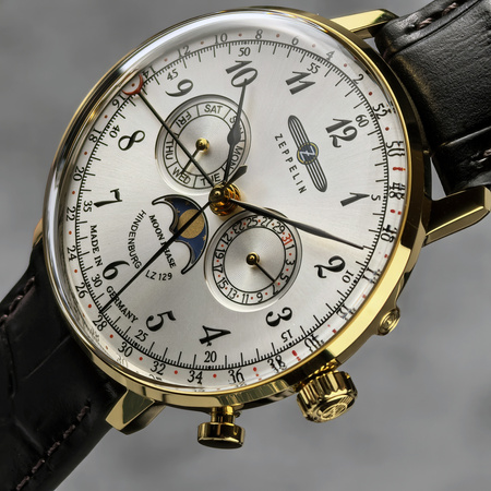 ZEPPELIN HINDENBURG MOON PHASE 7038-1