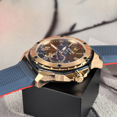 BULOVA MARINE STAR 98A227 OPEN-HEART