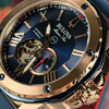 BULOVA MARINE STAR 98A227 OPEN-HEART