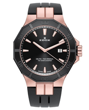 EDOX DELFIN THE ORIGINAL DATE 53021-37RNCA-NIR