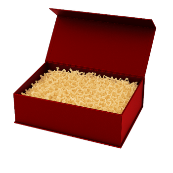 Czerwone pudełko prezentowe