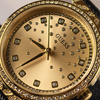 GUESS BLACK LEATHER STRAP GW0764L2