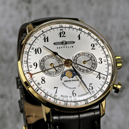 ZEPPELIN HINDENBURG MOON PHASE 7038-1