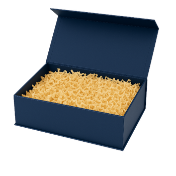 Granatowe pudełko prezentowe