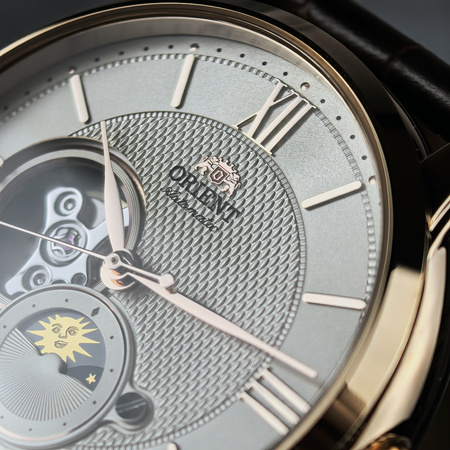 ORIENT SUN & MOON AUTOMATIC OPEN-HEART RA-AS0009S10B