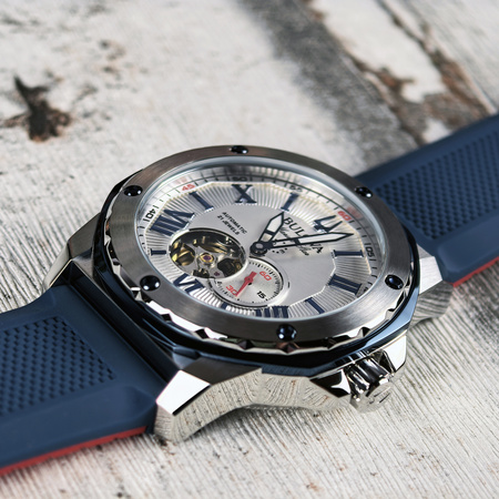 BULOVA MARINE STAR OPEN-HEART 98A225