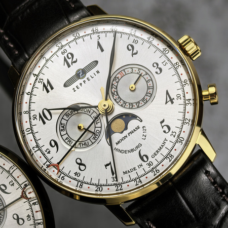 ZEPPELIN HINDENBURG MOON PHASE 7038-1